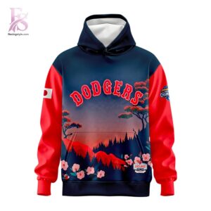 Stylish Los Angeles Dodgers Japanese Heritage Night 2026 Hoodie 2 product with smooth finish and modern casual look.