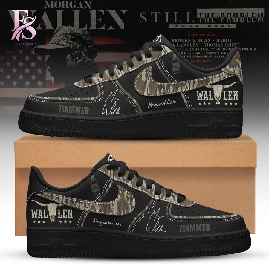 Stylish display of Morgan Still The Problem 2026 World Tour Nike Air Force 1 1 with clean details and trendy look.