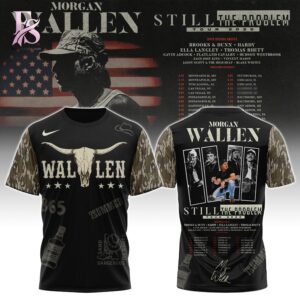 Stylish fashion product featuring modern design details and premium quality craftsmanship Morgan Still The Problem 2026 World Tour Shirt 1