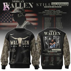 Stylish fashion product featuring modern design details and premium quality craftsmanship Morgan Still The Problem 2026 World Tour Shirt 2