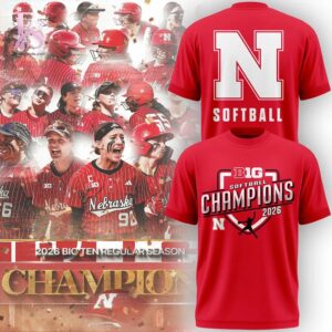 Stylish fashion product featuring modern design details and premium quality craftsmanship Nebraska Softball Big 10 Tournament Champions Shirt 1