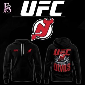 Stylish New Jersey Devils UFC Hoodie 1 designed for everyday comfort and casual fashion.