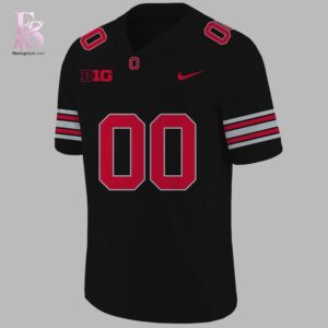 Stylish display of Ohio State Buckeyes football Back in Black 2026 Football Jersey 2 with clean details and trendy look.