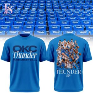Stylish Oklahoma City Thunder 2026 NBA Playoffs T Shirt 1 product with smooth finish and modern casual look.