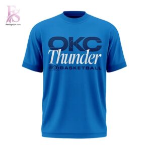 Stylish Oklahoma City Thunder 2026 NBA Playoffs T Shirt 2 product with smooth finish and modern casual look.