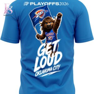 Stylish Oklahoma City Thunder Basketball Get Loud Shirt 3 designed for everyday comfort and casual fashion.