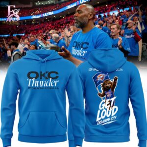 Stylish Oklahoma City Thunder Basketball Get Loud Shirt 4 designed for everyday comfort and casual fashion.