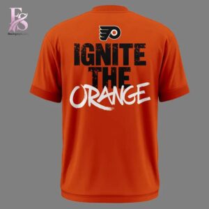 Philadelphia Flyers GOOD THINGS HAPPEN TO GOOD PEOPLE T shirt 3 combines a modern look with comfortable wearability.