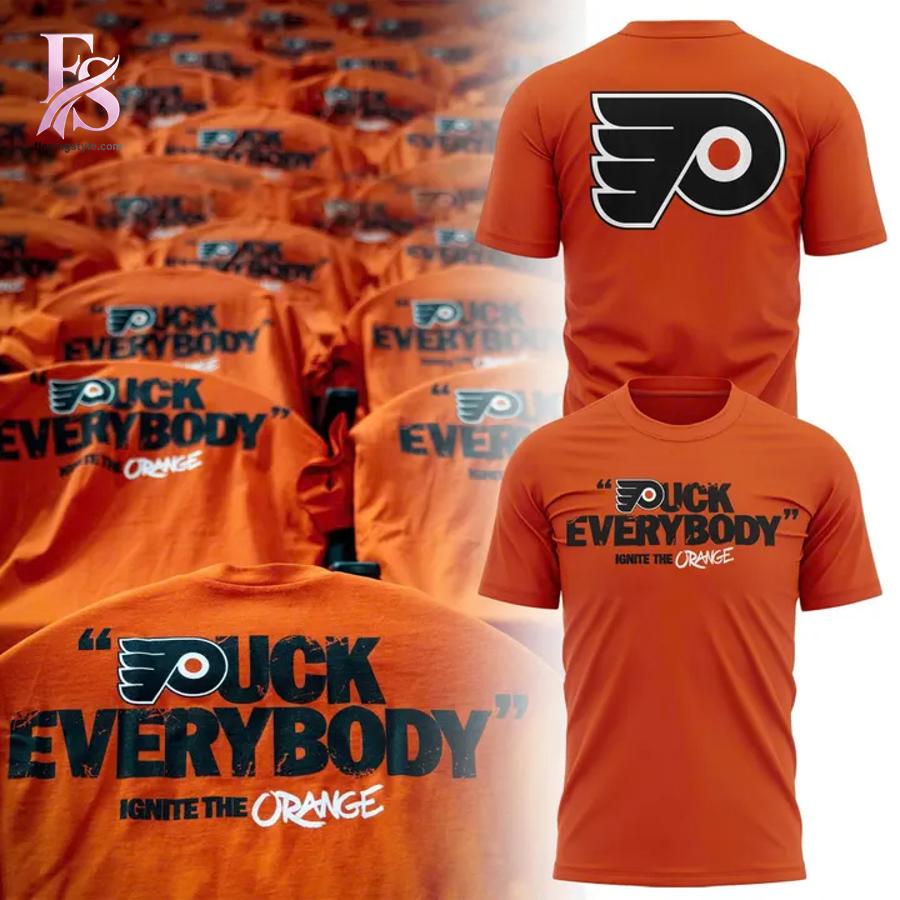 Stylish fashion product featuring modern design details and premium quality craftsmanship Philadelphia Flyers Puck Everybody Hoodie 4