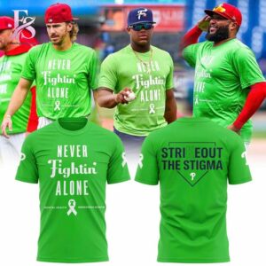 Stylish display of Philadelphia Phillies Mental Health Awareness Month 2026 Hoodie 2 with clean details and trendy look.