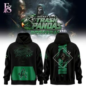 Stylish display of Rocket City Trash Panda x Avengers Doomsday Hoodie 2026 1 with clean details and trendy look.