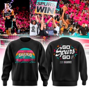 Stylish fashion apparel with modern casual design and comfortable everyday fit San Antonio Spurs Go Spurs Go Shirt 3