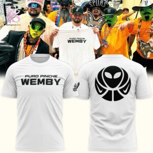 Trendy fashion product featuring premium fabric and contemporary streetwear style San Antonio Spurs Pinche WEMBY Shirt 1