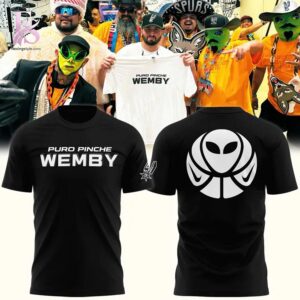 Trendy fashion product featuring premium fabric and contemporary streetwear style San Antonio Spurs Pinche WEMBY Shirt 2