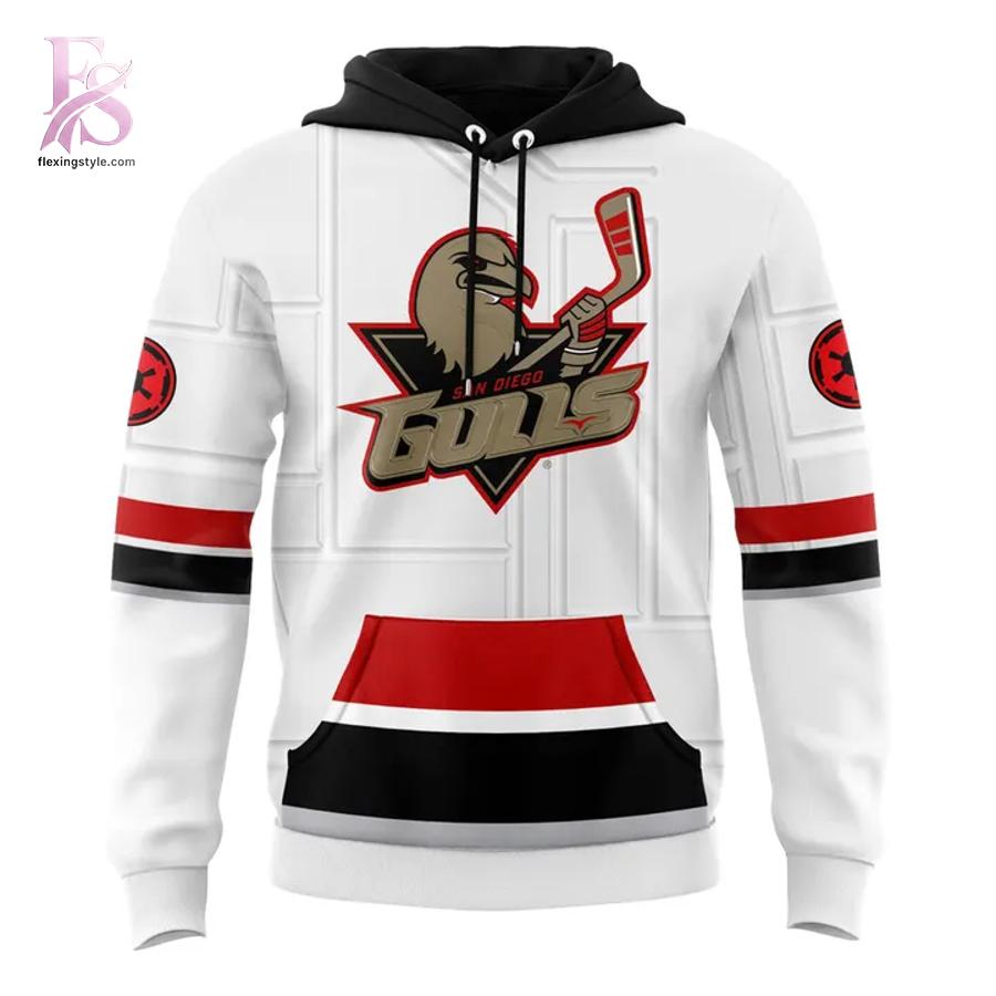 Stylish San Diego Gulls x 2026 Star Wars Night Hoodie 2 designed for everyday comfort and casual fashion.