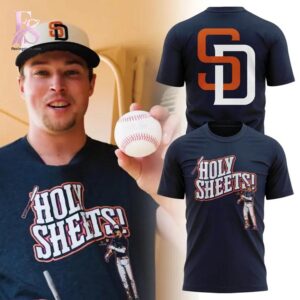 Stylish fashion product featuring modern design details and premium quality craftsmanship San Diego Padres Holy Sheets Hoodie 2