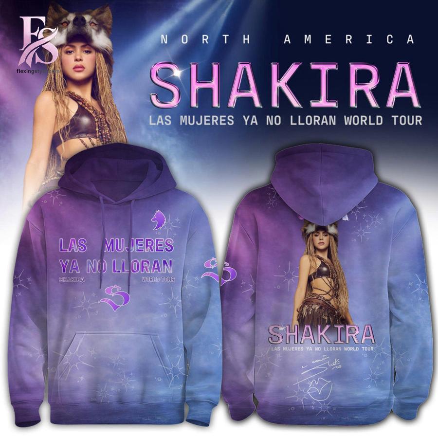 Stylish Shakira Las Mujeres Ya No Lloran World Tour 2026 Hoodie with a modern look and comfortable everyday appeal.