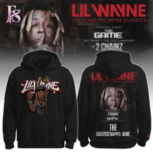 Stylish display of The Greatest Rapper Alive 20 Years of Hip Hop Lil Wayne Shirt 2 with clean details and trendy look.