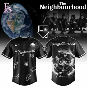 Stylish fashion product featuring modern design details and premium quality craftsmanship The Neighbourhood Black Baseball Jersey 1