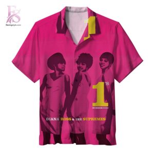 Tropical Hawaiian shirt with vibrant floral patterns and relaxed summer fit The Supremes Number ones Hawaiin Shirt 1