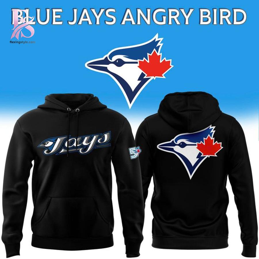 Stylish display of Toronto Blue Jays Angry Bird Hoodie 1 with clean details and trendy look.