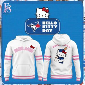 Contemporary fashion apparel in Toronto Blue Jays Hello Kitty Day Hoodie 1 designed for effortless everyday outfits