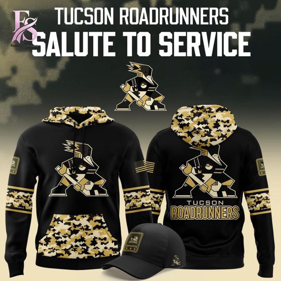 Stylish display of Tucson Roadrunners 2026 Salute to Service Night Hoodie 1 with clean details and trendy look.