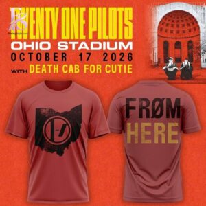 Twenty One Pilots From Here The Shoe Shirt 1 combines a modern look with comfortable wearability.