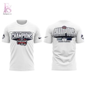 Stylish display of UConn Huskies softball BACK TO BACK TOURNAMENT CHAMPIONS Shirt 2 with clean details and trendy look.