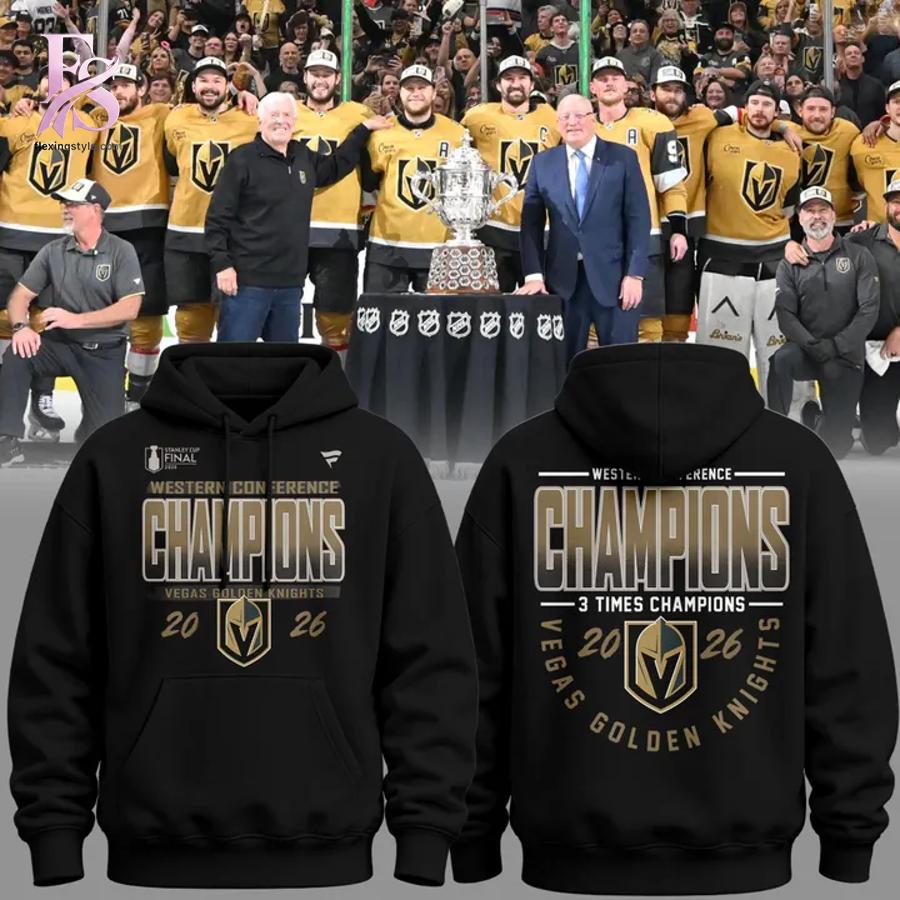 Stylish Vegas Golden Knights WESTERN CONFERENCE CHAMPIONS 2026 Shirt 2 with a modern look and comfortable everyday appeal.