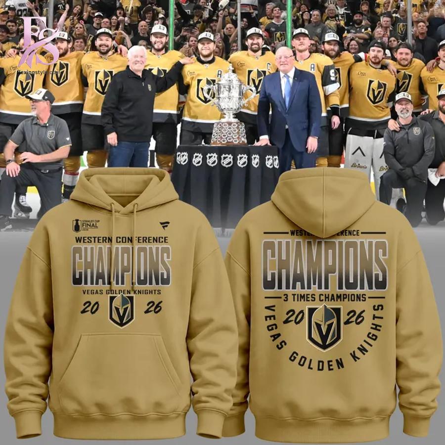Stylish Vegas Golden Knights WESTERN CONFERENCE CHAMPIONS 2026 Shirt 4 with a modern look and comfortable everyday appeal.