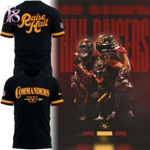 Stylish fashion apparel with modern casual design and comfortable everyday fit Washington Commanders Hail Raiser Shirt 1