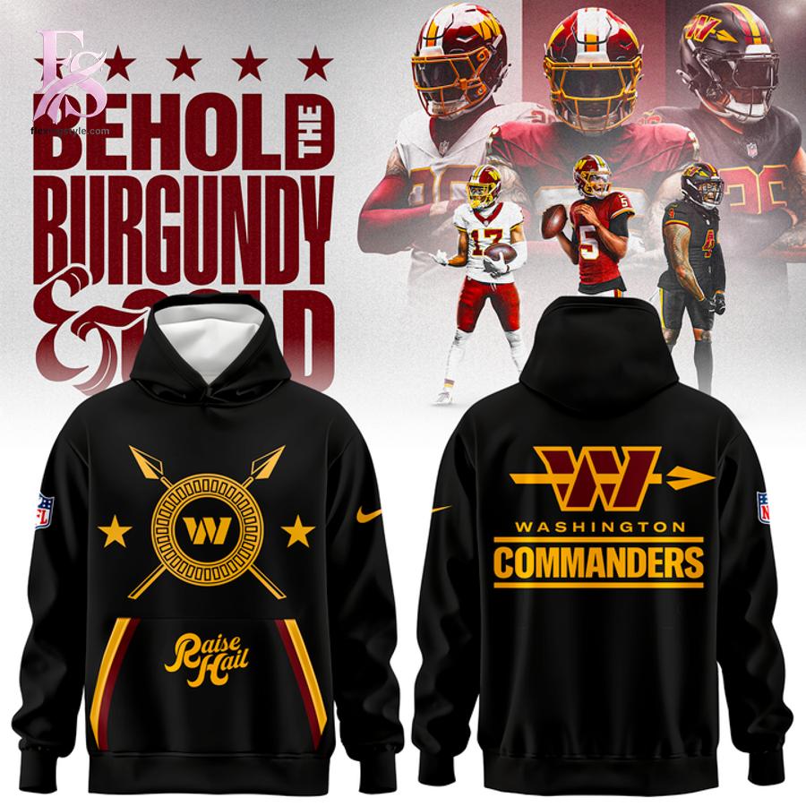 Stylish fashion apparel with modern casual design and comfortable everyday fit Washington Commanders Raise Hail Alternate Hoodie 1