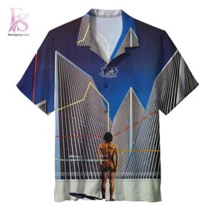 Yes Band Going for the One Album Hawaiian Shirt 1 showcasing a bold all-over album-inspired print