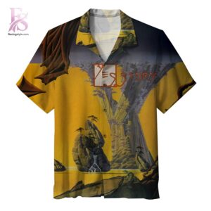 Yes Story Hawaiian Shirt 1 Hawaiian shirt featuring an album cover inspired music-themed design