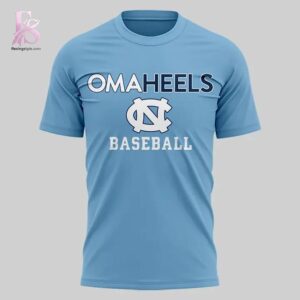 High-quality 2026 OMAHEELS College World Series Carolina Baseball T Shirt 2 designed for comfort, style, and daily wear.
