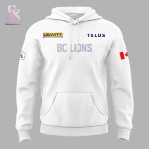 High-quality 2026 Pacific Frost Uniform BC LIONS Hoodie 2 designed for comfort, style, and daily wear.
