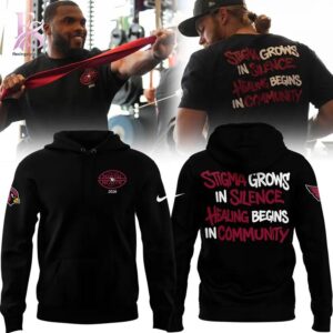 Modern Arizona Cardinals Black Tackling Mental Health T Shirt 2 showcasing a unique look and comfortable feel.