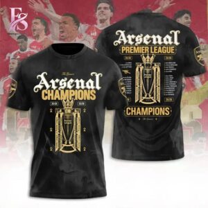 Arsenal Premier League Champions 25 26 Shirt 2 fashion product showcasing a stylish modern design with premium quality details and a trendy everyday look.