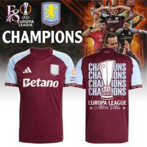 Aston Villa Special Europa League Champions 2026 Football Jersey 1 fashion product showcasing a stylish modern design with premium quality details and a trendy everyday look.