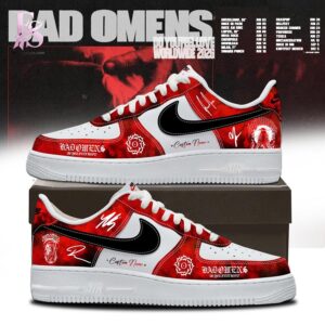 Stylish Bad Omens Do You Feel Love Worldwide 2026 Nike Air Force 1 1 with a modern look and comfortable everyday appeal.