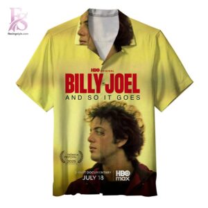 Modern Billy Joel and so it goes Hawaiian Shirt 1 showcasing a unique look and comfortable feel.