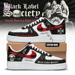 Black Label Society Engines of Demolitions 2026 Air Force Shoes 1 featuring a stylish design made for comfort and everyday wear.