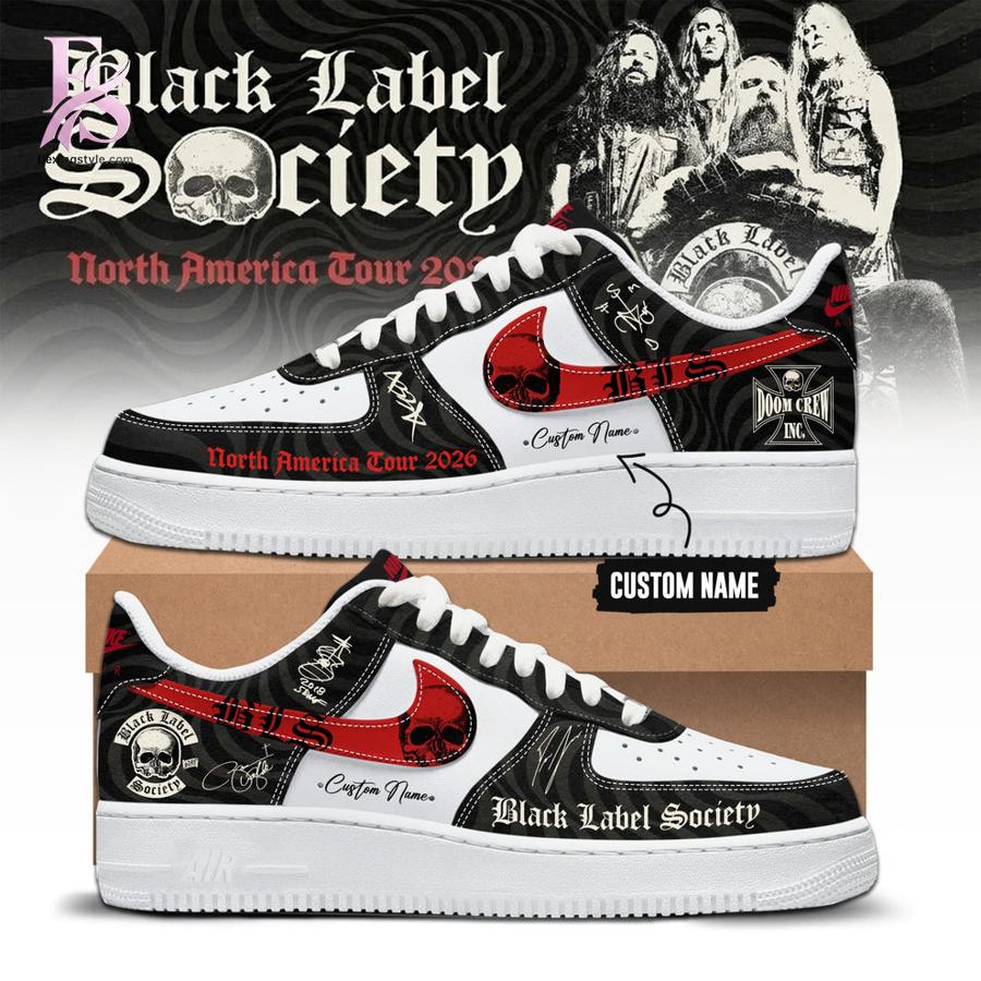 Black Label Society Engines of Demolitions 2026 Air Force Shoes 1 featuring a stylish design made for comfort and everyday wear.