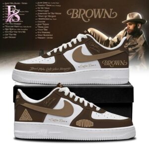 CHRIS BROWN S BROWN Album Nike Air Force 1 1 fashion product showcasing a stylish modern design with premium quality details and a trendy everyday look.
