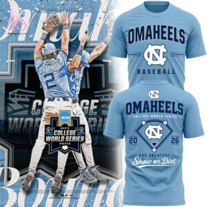 Carolina Baseball 2026 OMAHEELS College World Series T Shirt 1 fashion product showcasing a stylish modern design with premium quality details and a trendy everyday look.
