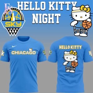 Modern Chicago Sky x Hello Kitty Night 2026 T Shirt 1 showcasing a unique look and comfortable feel.