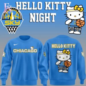 Modern Chicago Sky x Hello Kitty Night 2026 T Shirt 3 showcasing a unique look and comfortable feel.