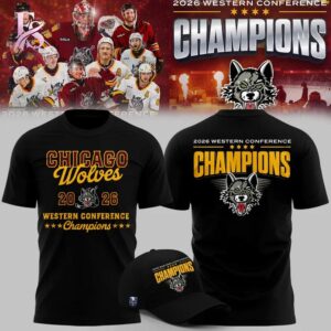 High-quality Chicago Wolves 2026 Western Conference Champion Shirt 2 designed for comfort, style, and daily wear.