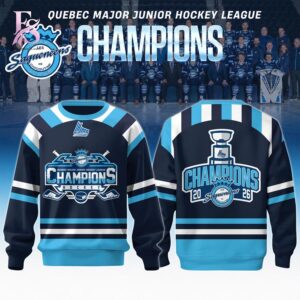 High quality fashion apparel suitable for daily wear and casual outfits Chicoutimi Sagueneens 2026 QMJHL Champions Shirt 2
